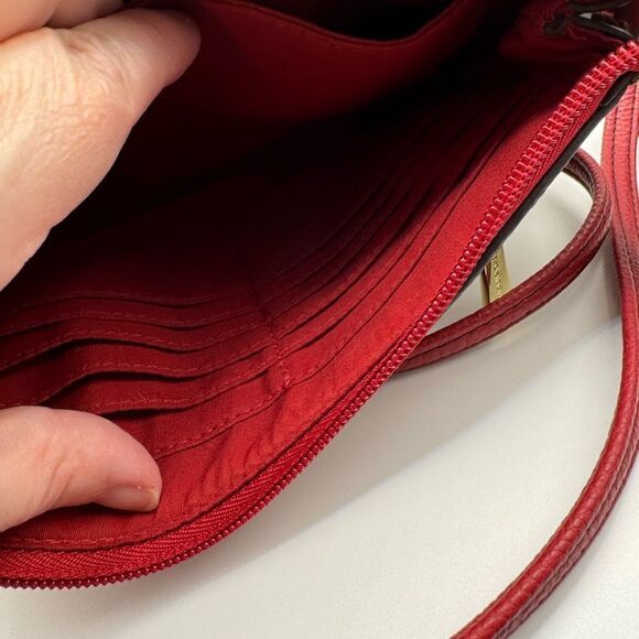 Liz Claiborne Red and Cream Crossbody Bag - Picture 4 of 6